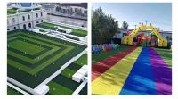 Alfombra de césped para fútbol al aire libre, césped artificial, suelo deportivo, césped sintético - details 3