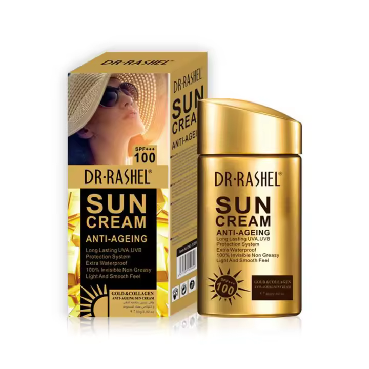 Crema aislante de colágeno Golden Bone SPF100, 100 g, protección UV, protector solar facial, protección solar para la playa - 1