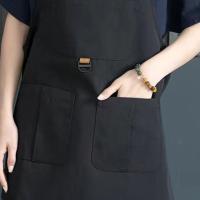 Delantal de cocina resistente al viento para ropa de trabajo, delantal de barbacoa de poliéster ajustable con diseño de herramientas multibolsillos, delantal de cocina a prueba de aceite - details 9