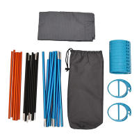Outdoor Camping Cot Portable Folding Cot Bed Ultralight Aluminum Alloy Travel Cot Sleeping Tent Bed for Hiking Backpacking - details 8
