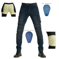 Motocicleta jeans hombres, todoterreno camuflaje multi-bolsa monos Kevlar anti-caída bicicleta pantalones de montar, resistentes al desgarro. - details 4