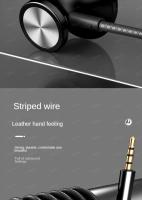 Auriculares con cable y Chip Digital, audífonos internos de 3,5mm con entrada AUX/tipo C, 9D, HiFi, graves pesados, para Samsung, Android, Huawei, Xiaomi y iPhone - details 8