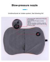 Almohada inflable portátil, cojín de viaje al aire libre, campamento, playa, coche, avión, Hotel, reposacabezas plegable, tienda de dormir, accesorios de uso - details 3