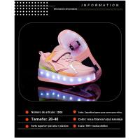 Nuevos Zapatos de Patinaje de Ruedas para Niños Zapatos Deportivos para Adultos con Luz - details 4