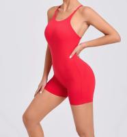 Mono de yoga Peach para levantamiento de glúteos y espalda hermosa para correr al aire libre para mujer, ejercicio ajustado, mono de fitness de secado rápido - details 14