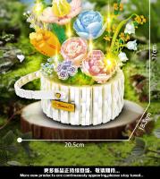 Bloques de Construcción DIY Plantas en Maceta Rompecabezas de Montaje Juguetes para Niños - details 6