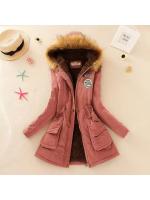 2024 New Autumn Winter Women Cotton Jacket Padded Casual Slim Coat Emboridery Hooded Wadded Warm Overcoat - details 2
