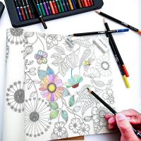 Juego de lápices de colores al óleo para dibujo de estudiantes, suministros de arte profesional para artistas, 74 piezas - details 12