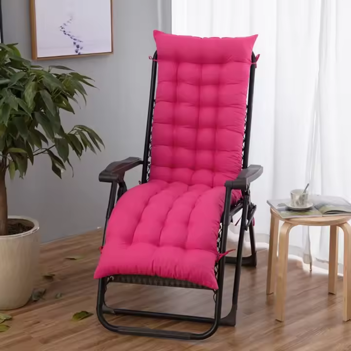 Cojín grueso de algodón para banco, cojín de reemplazo para silla basculante, para jardín y exteriores, para las cuatro estaciones - 1
