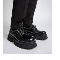 Zapatos De Cuero De Moda De Los Hombres, Nueva Plataforma Casual, Zapatos De Cuero Negro Para Los Zapatos De Boda - details 11