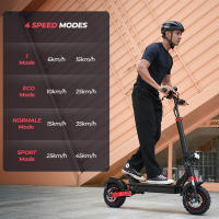 IScooter iX5S-patinete eléctrico plegable para adultos, patinete eléctrico de 45 KM/H, patinete eléctrico de 1000W, patinete de 48V y 15Ah - details 0