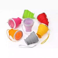 Taza de silicona para exteriores cubierta de 300 ml, suministros para acampar, taza VIE plegable portátil para senderismo y bebidas - details 9