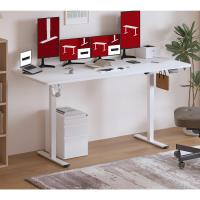 Escritorio de Oficina Elevable Motoriado 110 x 60 cm Diseño Ergonómico y Moderno con Soporte y Ventilador Fácil Instalación - details 69