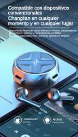 Auriculares Inalámbricos SANLEPUS 2024 con Luz de Respiración Cool, Auriculares Bluetooth 5.3, 24 Horas de Reproducción con Estuche de Carga, Auriculares para Juegos, Sonido Estéreo 3D, Auriculares In-Ear con Micrófono para iPhone y Android - details 10