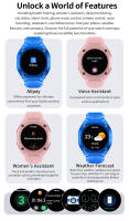 Reloj mujer inteligente exterior deporte modo podómetro ritmo cardíaco presión arterial hombre Bluetooth llamada reloj - details 13