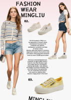 Malla transpirable pequeños zapatos blancos nuevos zapatos individuales casuales de las mujeres plataforma zapatos de tablero de color sólido zapatos de mujer versátiles - details 2