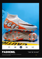 Zapatos de Fútbol de Caña Alta Adecuados para Hombres, Mujeres, Niños Entrenamiento Profesional - details 0