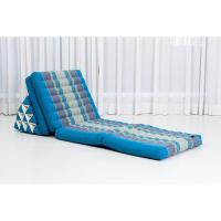 Cómodo Colchón De Suelo con Cojín De Lectura, Futón Japonés, Cama Plegable O Esterilla De Masaje Tailandés, 170 x 53 cm, Azul Claro - details 21