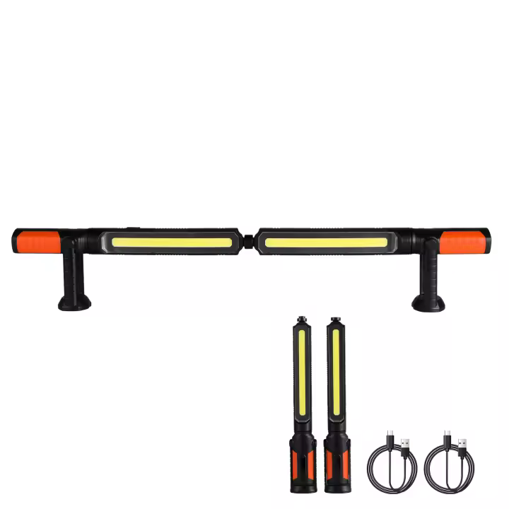 SucceBuy Luz de trabajo bajo el capó, LED recargable brillante de 1450 lm, 4400 mAh, portátil para iluminación de emergencia en el hogar, inspección de reparación de automóviles - 1