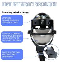 Lente de proyector Bi LED azul de 3,0 pulgadas, faro Universal, retroadaptación para H1 H4 H7 H11, faro de luz automático, accesorio para coche - details 6
