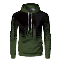 Sudadera con capucha para hombre, jersey informal con estampado digital 3D, deportes, otoño e invierno, 2024 - details 3