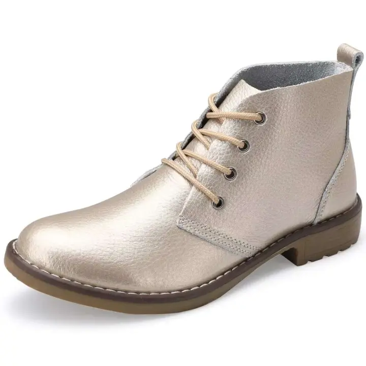 Botas informales de goma Oxford Martin tobilleras cómodas para hombre a la venta Zapatos con cuello de trabajo al aire libre para adultos - 1