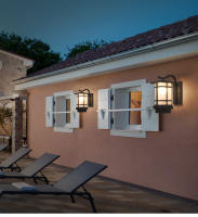Lámpara de Pared Retro LED Estilo Europeo TOMAXIN 11 Estilos Disponibles Resistente al Agua para Decoración de Jardín Villa Restaurante Balcón Material de Hierro Fundido Color Blanco Cálido Eficiencia de Energía - details 10