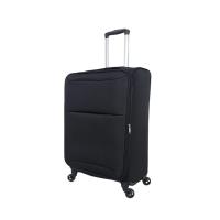 Maleta tamaño mediano Tela negra 66 x 44 x 25 cm Ultraligera 2,9 kg 4 360 °   ruedas giratorias - details 2