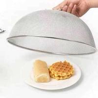 Cubierta de vajilla duradera y reutilizable de metal para alimentos, cubierta de malla multiusos para uso doméstico diario - details 1