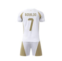 Riad Dos 24-25 Blanco No. Camiseta de fútbol 7 Club para niños y adultos, tallas 14-3XL No. Adultos, - details 3