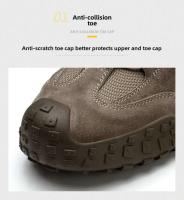 Zapatos de trabajo anticompresión con puntera de acero, botas de seguridad industrial antipinchazos, resistentes a quemaduras, electricista - details 10