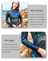 HISEA-Traje de neopreno de una pieza para mujer, Traje de surf para el sol, Traje de natación y pesca Resistente a las rozaduras - details 7