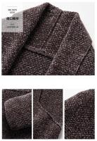 Cárdigans, suéteres, ropa de calle, chaquetas de punto de moda, tops casuales de manga larga de punto jacquard para hombre para primavera, otoño e invierno - details 1