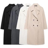 Chaqueta holgada para mujer otoño 2024 cálida, gruesa, doble abeto, manga larga, estilo - details 1
