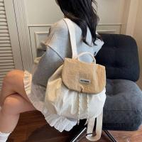 Mochila con cordón de Color sólido para regalo, bolso escolar de nailon de secado rápido para estudiantes, bolso de hombro de gran capacidad de estilo coreano para exteriores - details 5