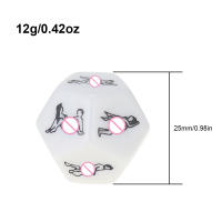 Tablero de Juego para Adultos OOEEY con 12 Dados de Acrílico para Fiestas en Clubes Juguete Sexual de Noveldad para Parejas Flirting Punishment Love Regalo de Juego - details 1