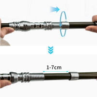 Combos de caña de pescar con caña telescópica, carretes giratorios, bolsa de transporte para viaje, para pesca de agua - details 3