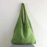 2025 Bolso de punto hueco para mujer, bolso tejido con dopamina, bolso de un solo hombro moderno y versátil, bolso de mano, Navidad - details 18