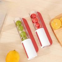 Nuevo cortador de uvas de plástico, rebanador rojo y verde, separador de verduras multifuncional, rebanador Manual de ensalada, utensilio de cocina - details 2