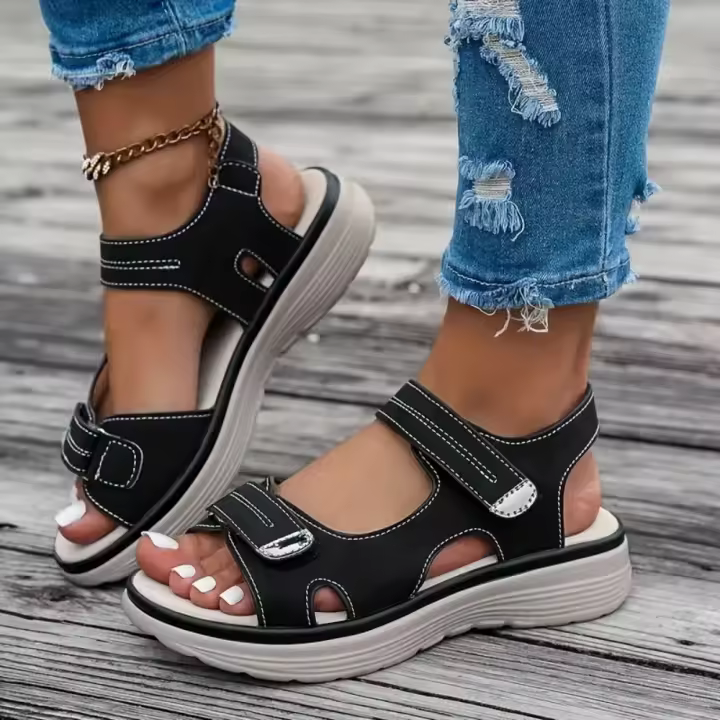 Nuevas Sandalias de Verano 2025 Zapatos de Viaje para Mujer Suela Duradera - 1