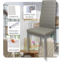 Pack de 2 Sillas de Comedor Tapizadas - Sillas Cocina Tapizadas - Pack Sillas Comedor (Blanco, 2) - details 17