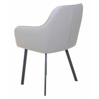 Sillas de comedor de tela (juego de 2) con patas de metal para cocina y sala de estar - details 10