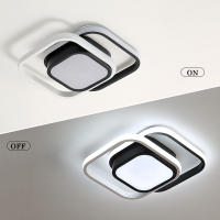 Goeco Luz de techo LED moderna Montaje semivestido Eficiencia energética 2500LM Aluminio - details 1