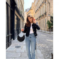 Blazer elegante con borlas Casual para mujer，Adecuado para el trabajo de oficina，Con botones y bolsillos - details 7