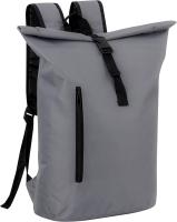 Mochila Baroni Home Rolltop de Lona, Espaciosa y Resistente con un Diseño Casual para Viajes y Uso Diario, Ligera y Cómoda, en Gris y Negro - details 0