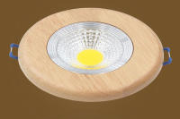 Anillo de luz descendente led de madera maciza, 3W, 5W, 7W, focos de techo, lámpara de fondo Industrial para oficina y sala de estar - details 3