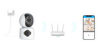 Cámara 360 grados inalámbrico WIFI HD interior inteligente Visión nocturna remoto doméstico vigilancia - details 5