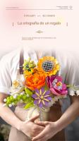 Bloques de construcción flor fresca preservada7Ounce Madre Navidad Día de San Valentín Día de la Mujer Regalo para Damas - details 6