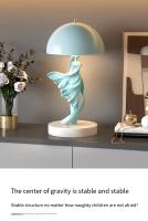 Figuras de arte abstracto moderno pequeñas lámparas nocturnas adornos de mesa de la cama del dormitorio decoración del hogar - details 6