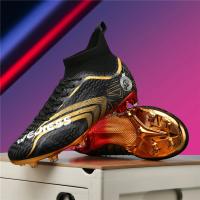 Zapatos de fútbol TF/FG para hombre, botines de fútbol profesionales para interiores, botas de campo de fútbol de entrenamiento originales - details 7